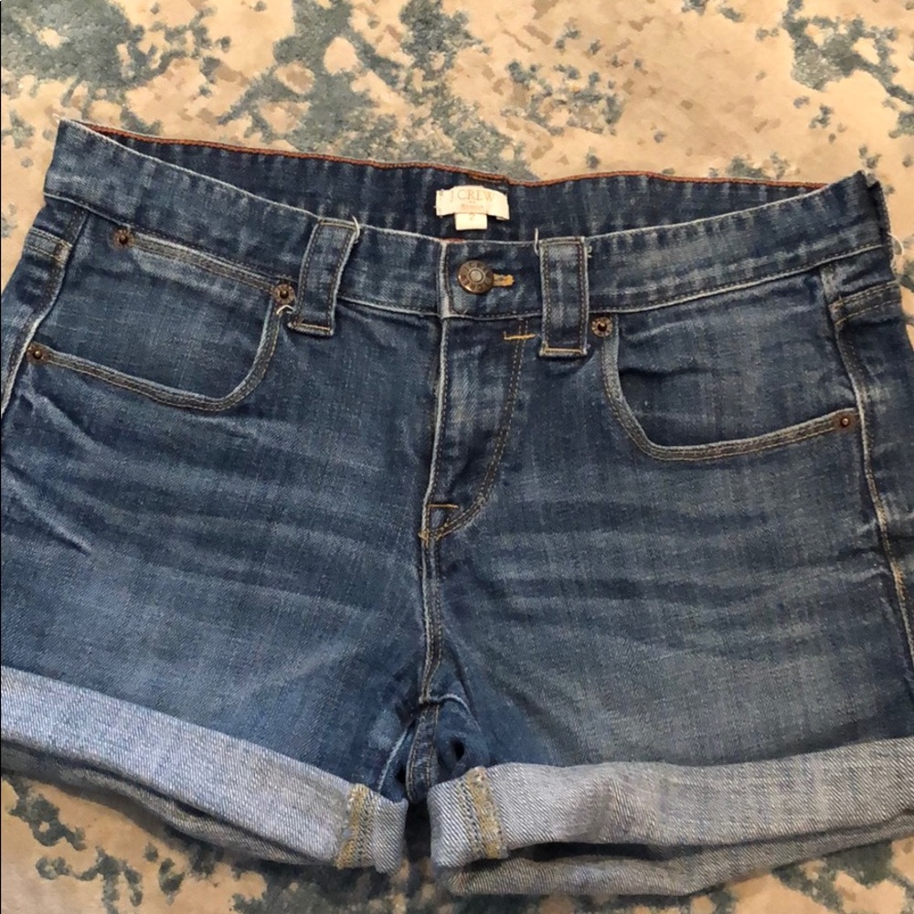 Jcrew SZ 2 denim stretch jean shorts
